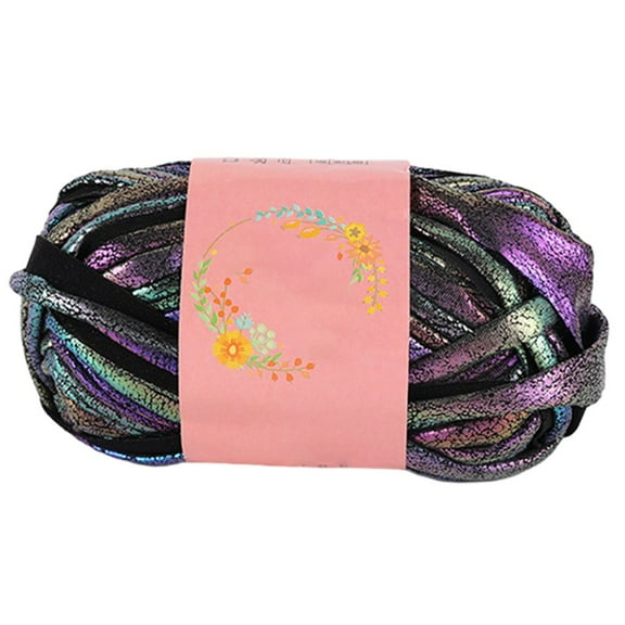 Lierteer Fabric Craft Yarn Anti-shrink Easy To Wash Faux Leather Crochet Projects T