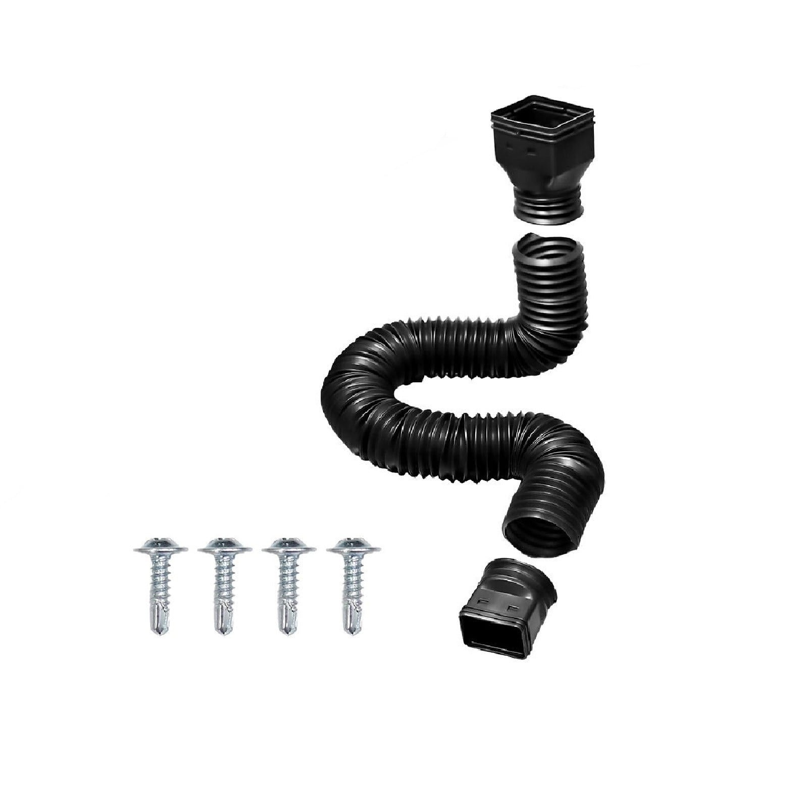 Lierteer Gutter Downspout Extensions Flexible, Drain Downspout Extender