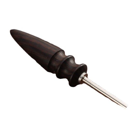 Lierteer Leather Edge Electric Polishing Slicker Sanding Head Sandalwood Leathers Craft DIY Tools Tip Burnisher Wood Craft Tool B