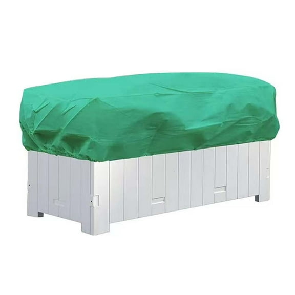 Lierteer Lightweight For Winter Cover for Rectangular Outdoor and Indoor Planters Is green