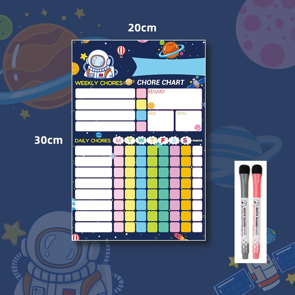 Lierteer Weekly Planner, Dry Wipe Fridge Whiteboard or Dry Erase Calendar Board