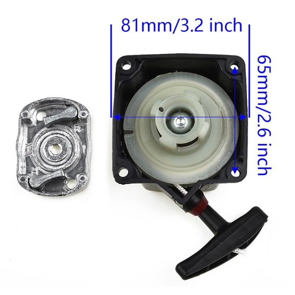 Lierteer New Pull Start Starter W/ Pawl Plate for 47cc/49cc Engine Strimmer Brush Cutter