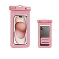 thumbnail image 1 of Lierteer PVC Waterproof Phone Pouch: Lightweight, Drop-Proof & Quick Snap Closure! pink, 1 of 8