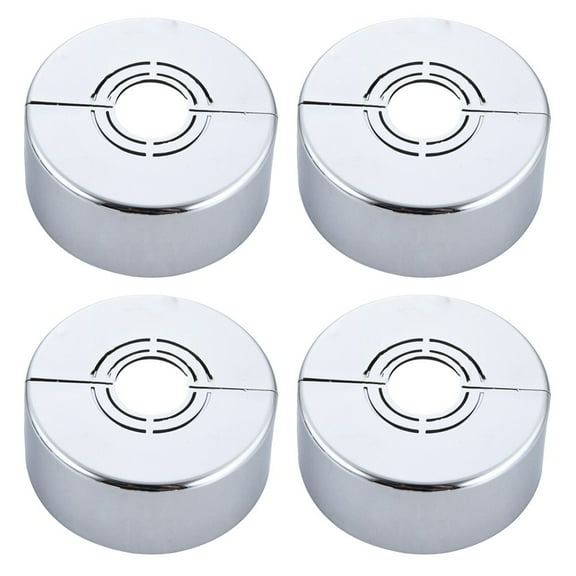 Lierteer Shower head split decorative cover angle valve faucet hole shielding cover Silver