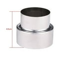 thumbnail image 1 of Lierteer Stainless Steel Flue Liner Reducer / Tubing Connector Chimney Adaptor Stove Pipe Ø100mm/Ø80mm, 1 of 8