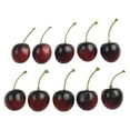 thumbnail image 1 of Lierteer Variety Artificial Fruits Plastic Fake Fruit Kitchen Table DIY Home Decoration Cherry, 1 of 8