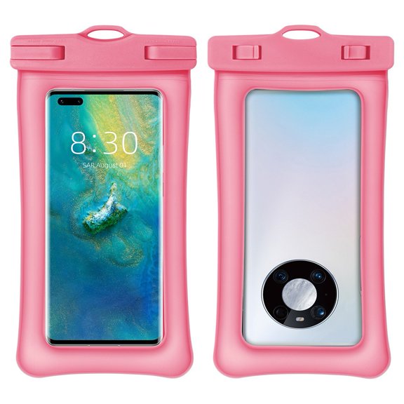 Lierteer Waterproof Phone Pouch:Drop-proof, Floating,Multiple Colors,Easy to Use! Pink