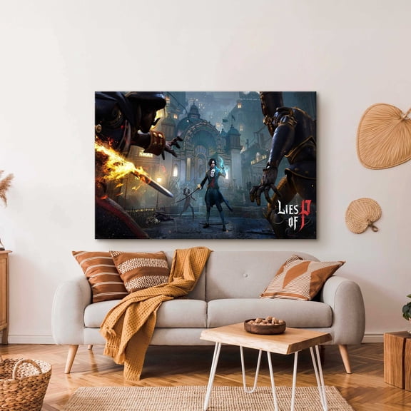 Lies Of P Poster, Game Room Decor, Game Room Wall Art, Video Game Wall Decor, Video Game Art