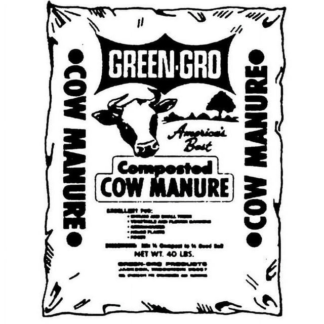 Liesener 002685 0.75 cu. ft. Green Gro Composted Cow Manure