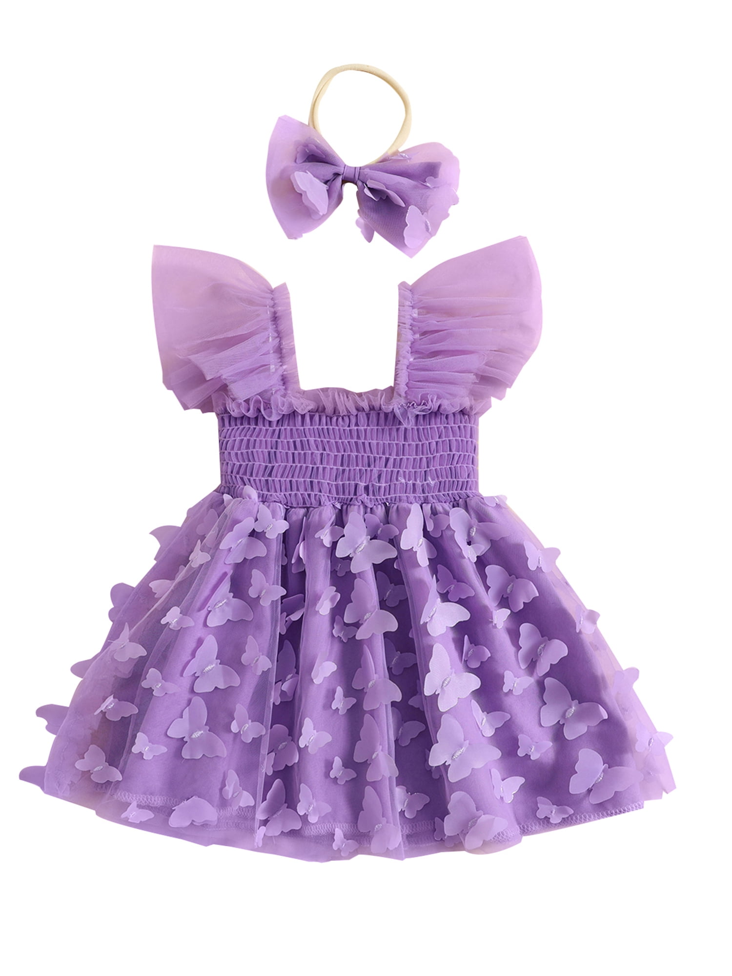 Lieserram Toddler Kids Girls Princess Dresses Outfits 12 18 24Months 2T