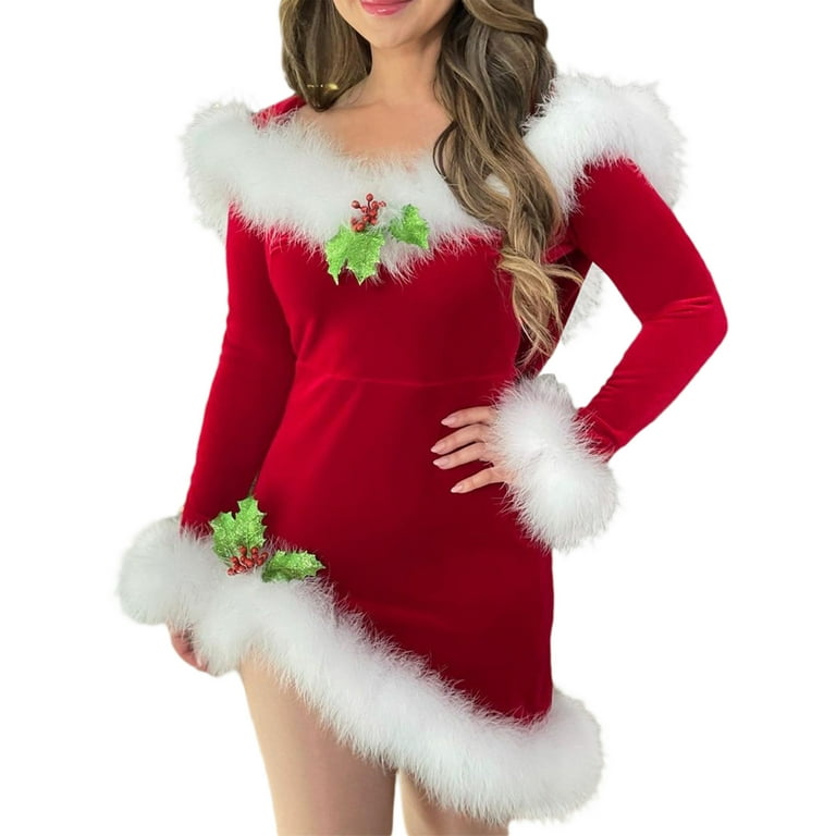 Santa clearance dress walmart