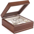 thumbnail image 1 of Lieutenant 6-Slot Watch Box Storage | Mahogany Finish, 1 of 2