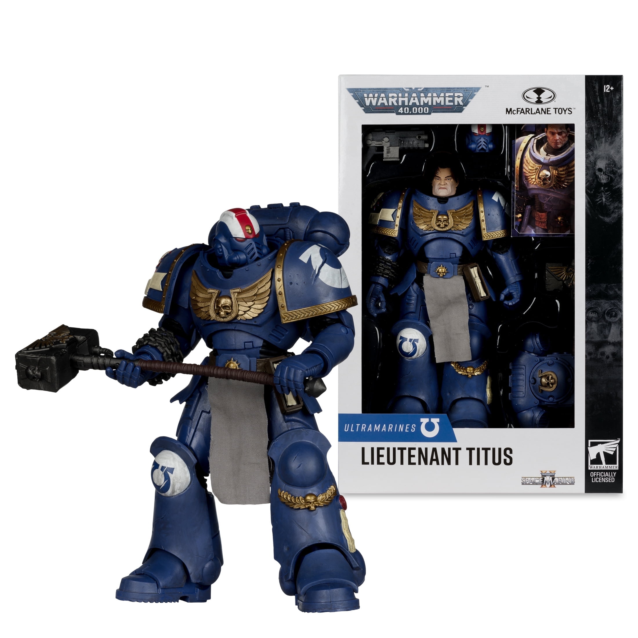 SF・ファンタジー・ホラー JoyToy Warhammer 40k Lieutenant Titus CE JOYTOY Warhammer 40K Uitramarines Lieutenant Titus action figure