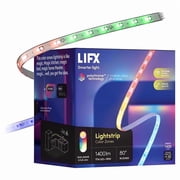 LifX Lightstrip 6.6, Starter Kit, Wi-Fi Smart LED Light Strip, Polychrome Color