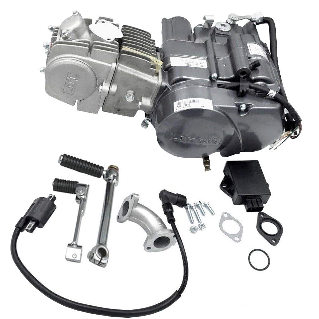 Lifan 150cc Engine Motor Manual Clutch Kick Start for Dirt Pit Bike Mini Trail CT70 CT90 CT110 Z50 ATC70 CS90 ST90 XR50 CRF50 XR70 Apollo RFZ 125cc 4 Stroke Racing Engine Replace 160cc 200cc