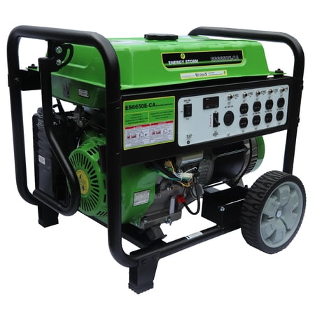 Lifan 6000W Electric & Recoil Start Power Generator, Low Oil Shutdown