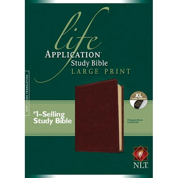 Life Application Study Bible : New Living Translation Mahogany/Brown Leatherlike