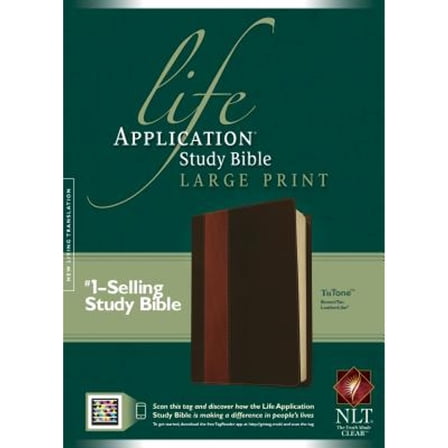 Pre-Owned NLT Life Application Study Bible Large Print, Indexed (Hardcover)