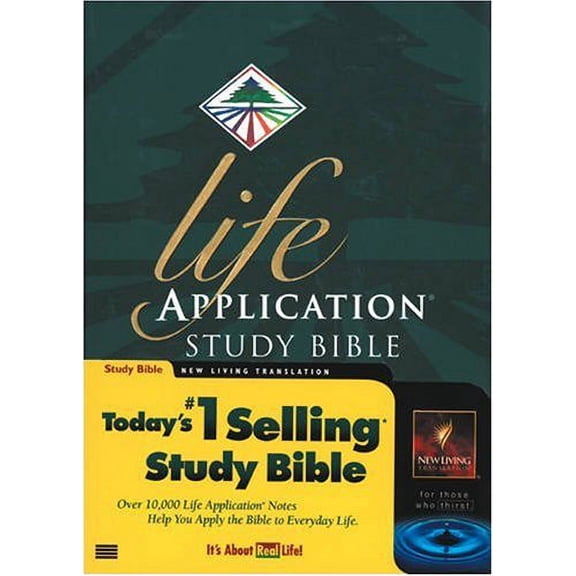 Pre-Owned Life Application Study Bible, New Living Translation, by Tyndale House Publishers (Hardcover), Textbooks, English