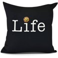 thumbnail image 1 of Life + Ball Word Print Pillow, 1 of 2
