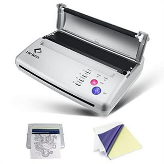 Wireless Tattoo Transfer Stencil Machine Thermal Copier with 10pcs Transfer  Paper for tattooing Compatible with iOS＆Android Phone (Upgrade Version)