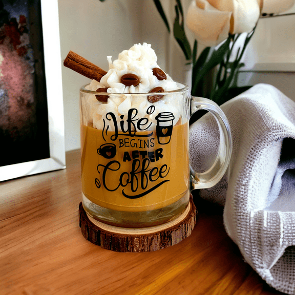 Life Begins After Coffee Soy Candle