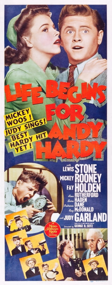 Life Begins For Andy Hardy Canvas Art - (11 x 17)