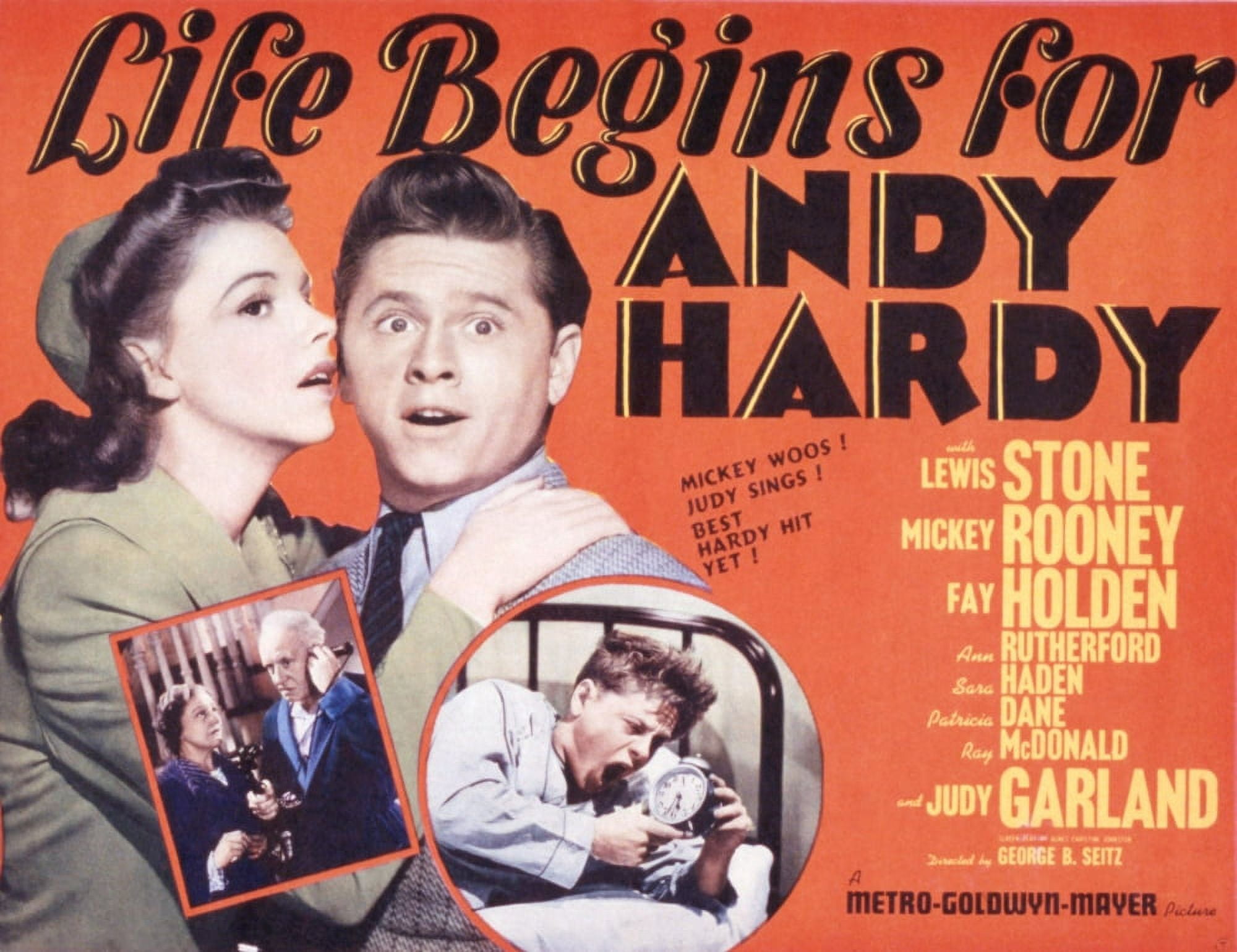 Life Begins For Andy Hardy Canvas Art - (28 x 22)
