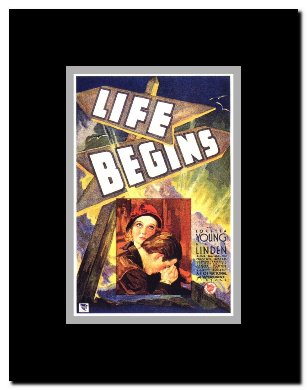 Life Begins Framed Movie Poster