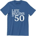 thumbnail image 1 of Life Begins To Suck At 50 50 Years of Being 50th Birthday Bday Tee Shirt, 1 of 4