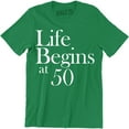 thumbnail image 1 of Life Begins To Suck At 50 50 Years of Being 50th Birthday Bday Tee, 1 of 4