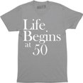 thumbnail image 1 of Life Begins To Suck At 50 50 Years of Being 50th Birthday Bday Tee, 1 of 4