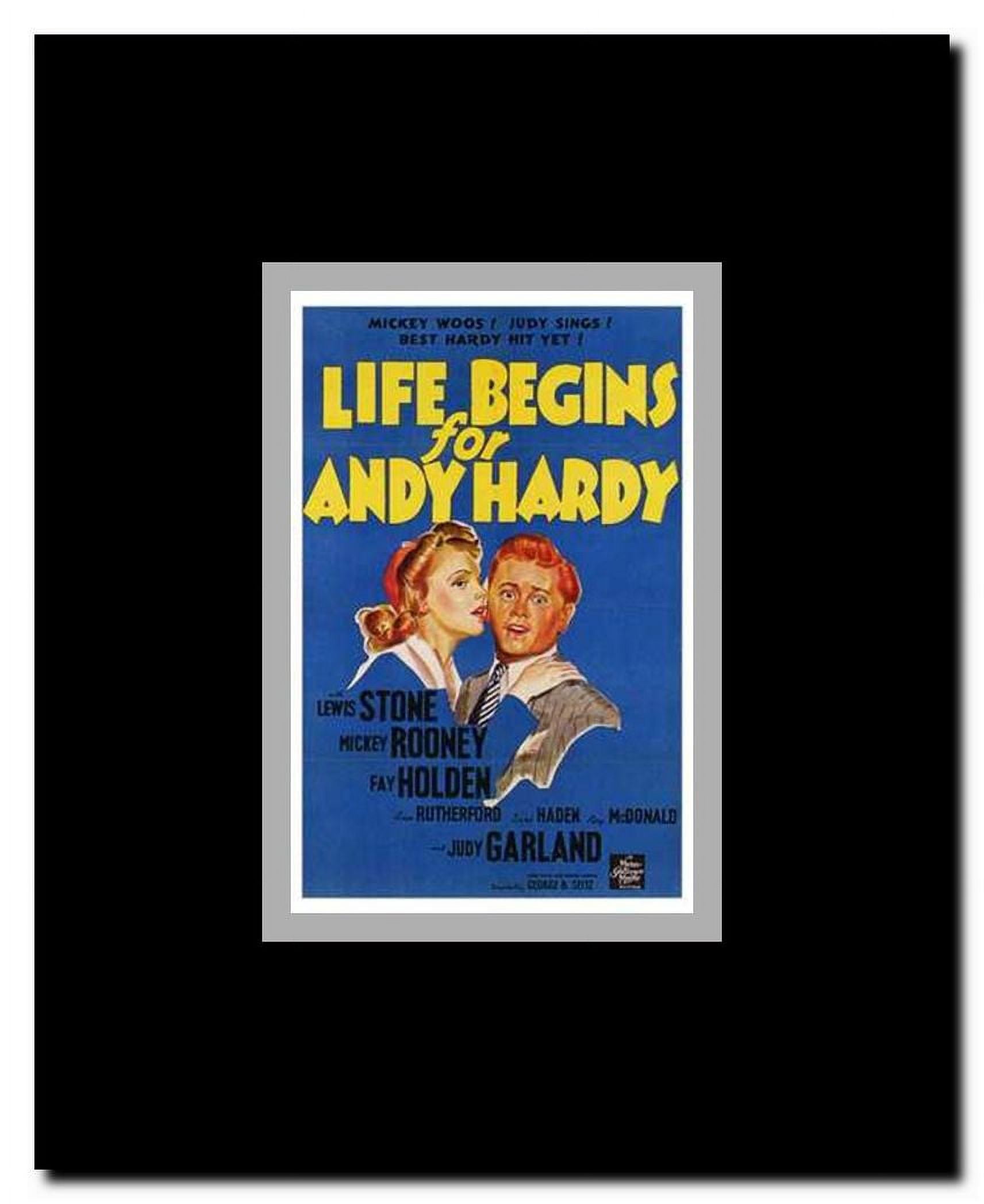 Life Begins for Andy Hardy Framed Movie Poster
