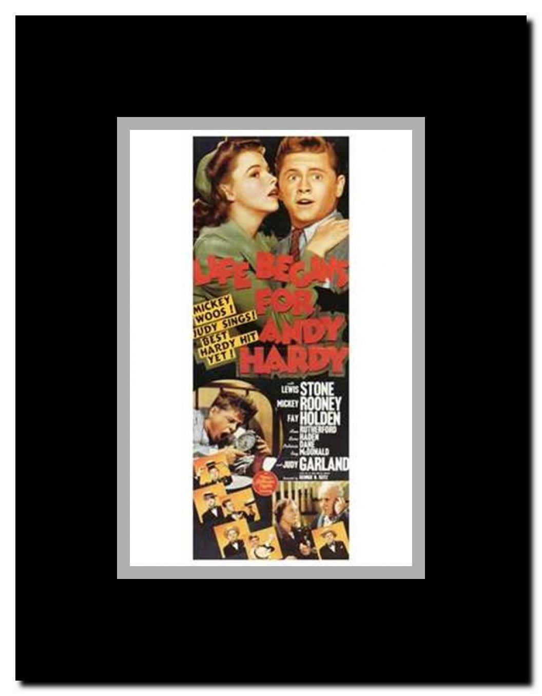 Life Begins for Andy Hardy Framed Movie Poster