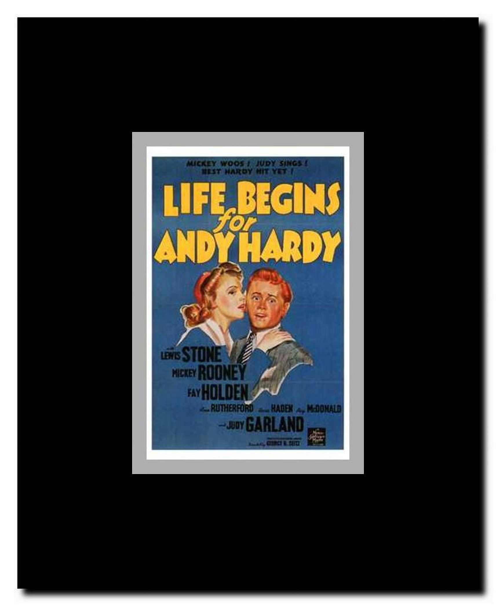 Life Begins for Andy Hardy Framed Movie Poster