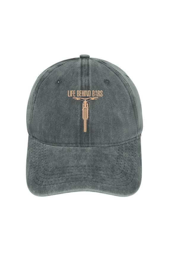 Life Behind Bars Gray Baseball Cap for Men Women, Adjustable Snapback Hats Cotton Hat