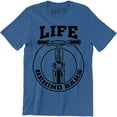 thumbnail image 1 of Life Behind Bars Mountain Bike Mens Cycle Bicycle Birthday gift T-Shirt, 1 of 4