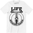 thumbnail image 1 of Life Behind Bars Mountain Bike Mens Cycle Bicycle Birthday gift T-Shirt, 1 of 4
