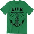 thumbnail image 1 of Life Behind Bars Mountain Bike Mens Cycle Bicycle Birthday gift T-Shirt, 1 of 4