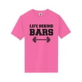 thumbnail image 1 of Life Behind Bars Short Sleeve Neon T-Shirt, 1 of 1