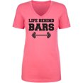 thumbnail image 1 of Life Behind Bars Womens V-Neck T-Shirt, 1 of 2