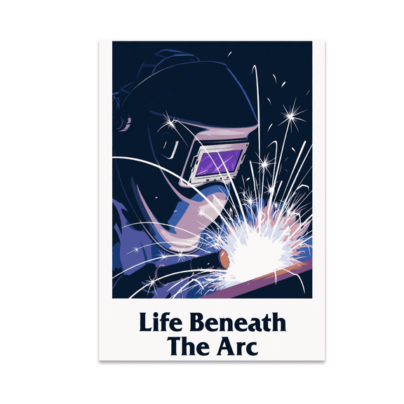 Life Beneath The Arc Welding Art - Welder Enthusiast - 13x19 Poster Print