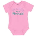 thumbnail image 1 of Life Better As Mermaid Beach Lover Bodysuit Jumper Girls Infant Baby Brisco Brands 18M, 1 of 7