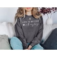 thumbnail image 1 of Life is Better With My Boys Sweatshirt, Mom Sweatshirt, Mom Crewneck, Mom Shirt, Life Is Better With My Boys Hoodie, Sweatshirt For Boy Moms Sweatshirt All Size S-5XL, 1 of 5