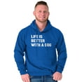 thumbnail image 1 of Life Better With Dog Pet Owner Puppy Hoodie Sweatshirt Women Men Brisco Brands L, 1 of 6