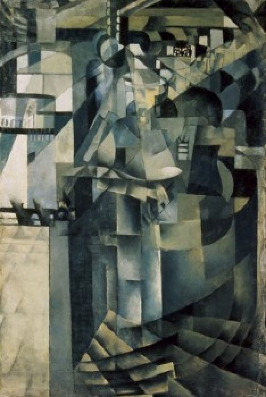 Life in a Big Hotel c 1913-1914 Kasimir Malevich (1878-1935 Russian) Oil on canvas Museum of Art Samara Russia Canvas Art - Kasimir Malevich (24 x 36)