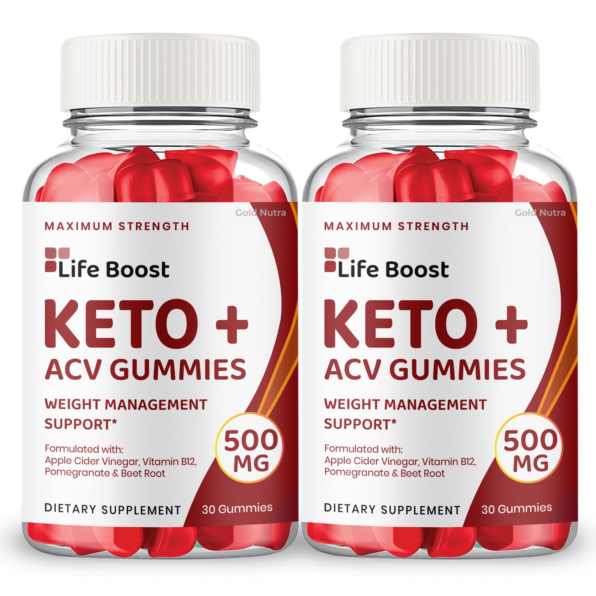 Life Boost Keto ACV Gummies Powerful Formula, Maximum Strength (2 Pack ...