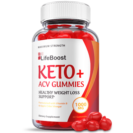 Life Boost Keto Gummies Vegan Apple Cider Vinegar Weight Loss 60 Gummies