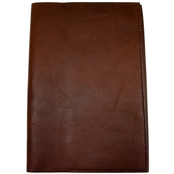 Life-Changing Leather Journal Cover 100% Genuine Handmade Vegetable Tanned Leather Hand-Stitched Burnished Edges Vintage Style Natural Leather Texture Cafe Color Fits on A5 Size Journal
