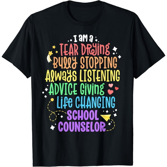 Life Changing School Counselor Appreciation Psychologist T-Shirt ...